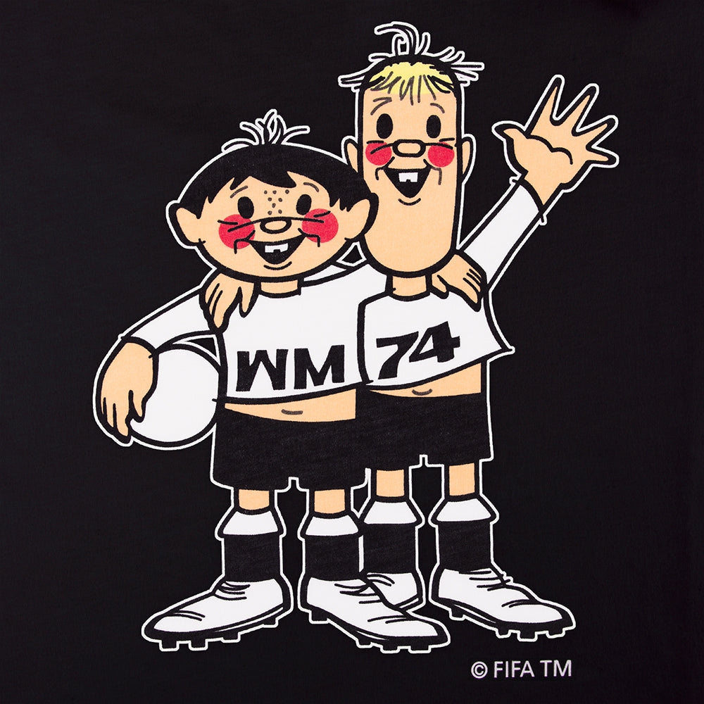 Duitsland 1974 World Cup Tip en Tap Mascot Kids T-Shirt