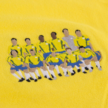 Brasilien 2002 Weltmeister Embroidery T-Shirt