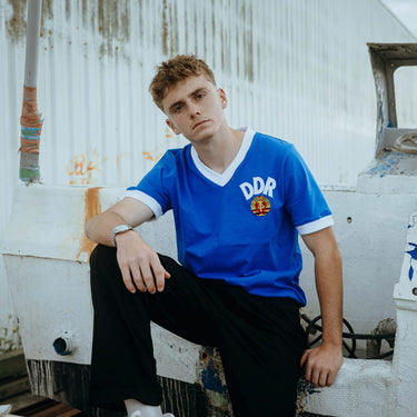 DDR World Cup 1974 Camiseta de Fútbol Retro