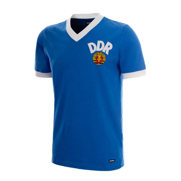 Fanion Coupe du Monde DFB 1974 signé dans le cadre maillot