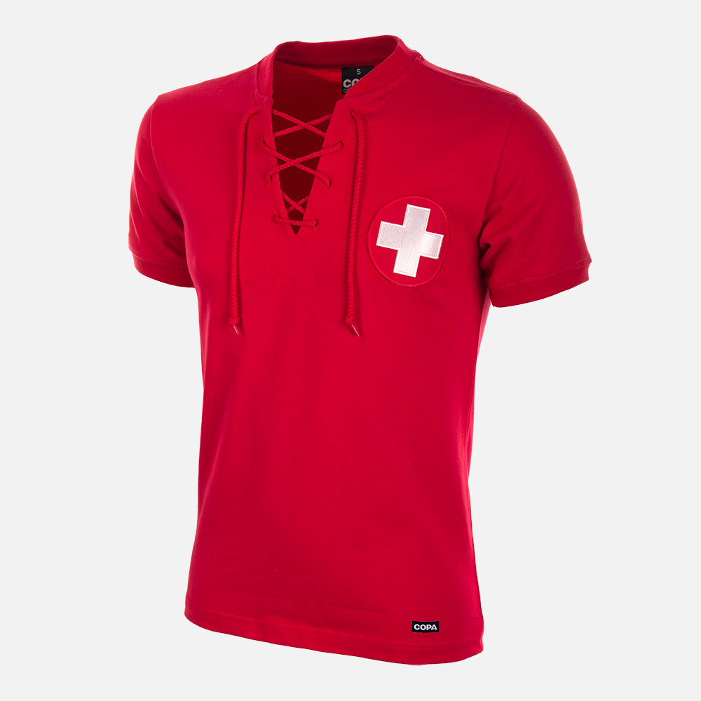 Suiza World Cup 1954 Camiseta de Fútbol Retro