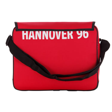 Rear view of the bag showing "HANNOVER 96" text on the flap.