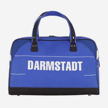 Back view of the bag showing large “DARMSTADT” lettering.