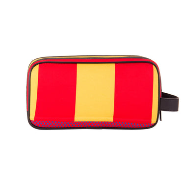 Side view of the bag showing its compact rectangular shape