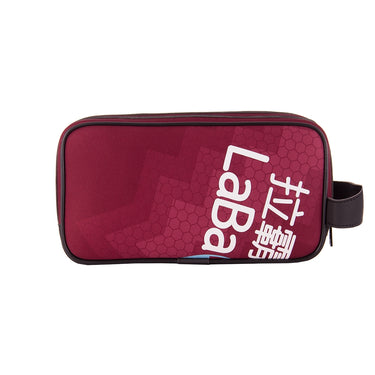 Side view of the bag showing its compact rectangular shape
