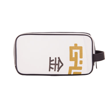 Side view of the bag showing its compact rectangular shape
