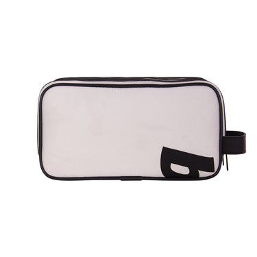 Side view of the bag showing its compact rectangular shape