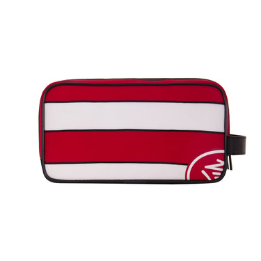 Side view of the bag showing its compact rectangular shape