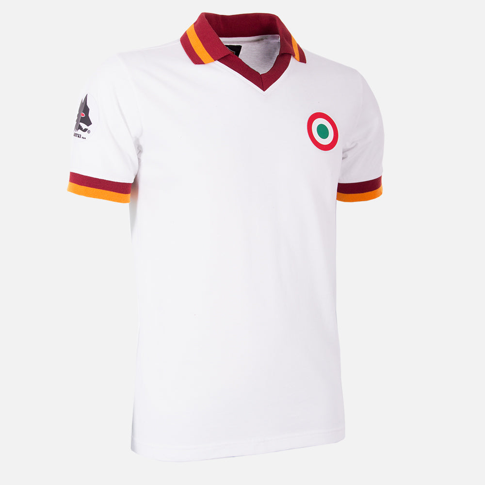 AS Roma Away 1980 - 81 Away Camiseta de Fútbol Retro