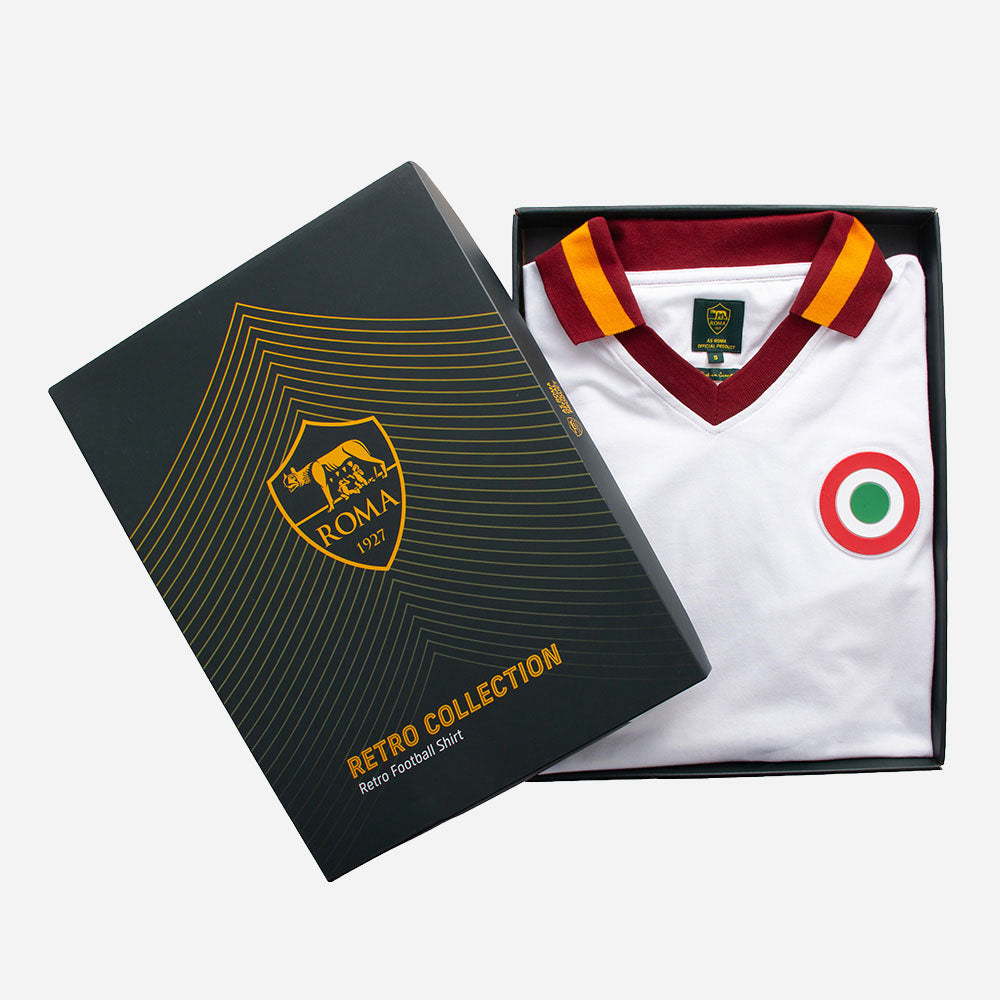 ウェア  AS Roma 1980s Jersey L AS Roma Away 1980-81 Retro Football Shirt | Shop online – COPA
