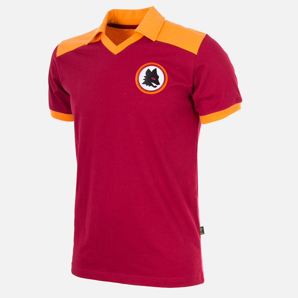 AS Roma 1980 Camiseta de Fútbol Retro