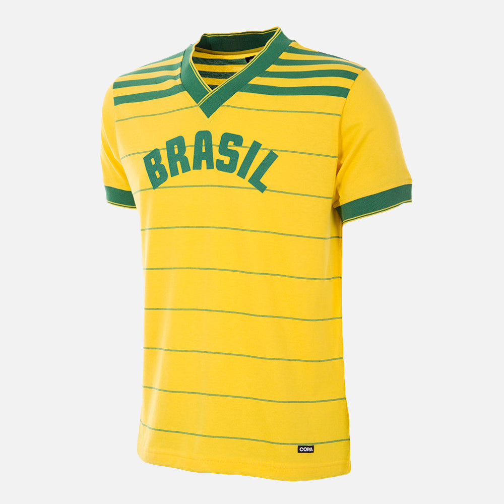 Brasil 1984 Camiseta de Fútbol Retro