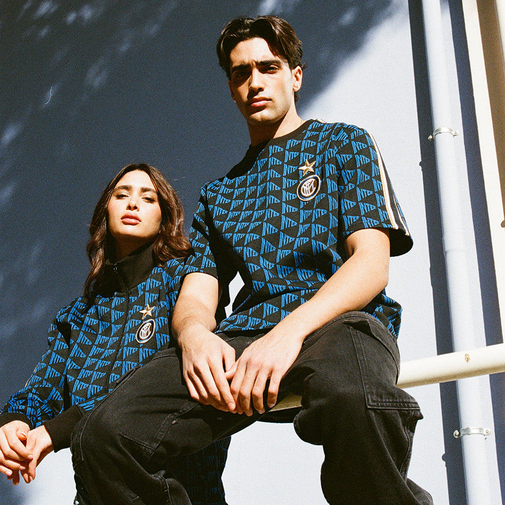 Models wearing the Inter All Over Collection